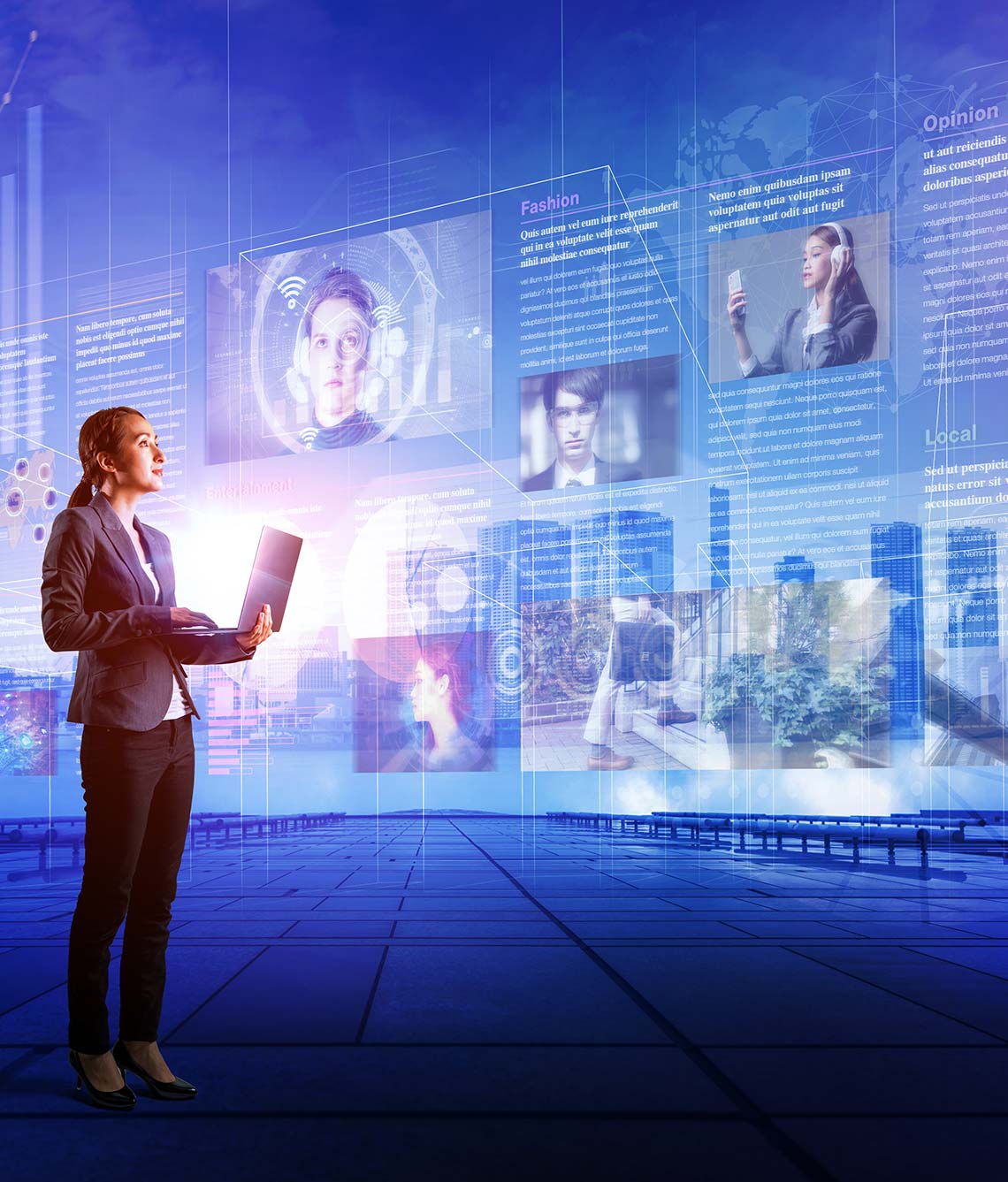 Enter the media and communication industry